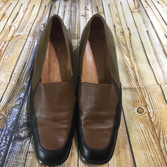 Chiarini Buenos Aires Leather Block Heels - Picture 2 of 6